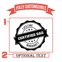 Thumbnail for Certified New Dads Engraved Tumblers | Custom 30 oz Tumbler