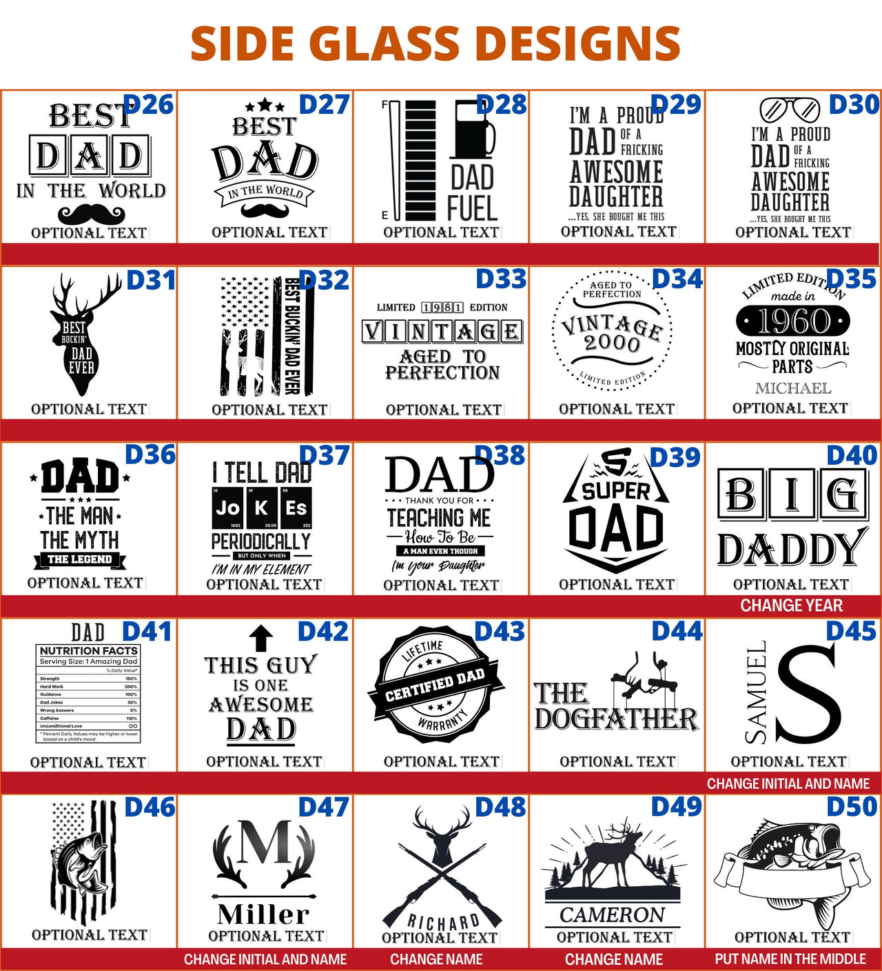 The Man The Myth The Legend Whiskey Glass | Etched Whiskey Glass