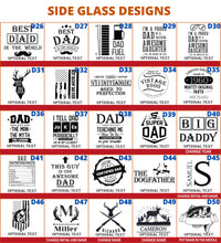 Thumbnail for Best Dad in the World Whiskey Glasses Gifts For Dad