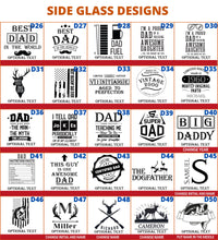 Thumbnail for Dad Since  Rocks Glass | Custom Whiskey Glasses