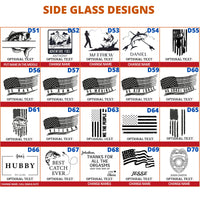 Thumbnail for Dad Fuel Whiskey Glasses | Custom Whiskey Glass
