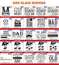 Thumbnail for Papa Bear And Cubs Whiskey Glasses | Personalized Rocks Glass