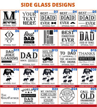 Thumbnail for Dad Since  Rocks Glass | Custom Whiskey Glasses