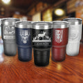 Best Buckin’ Dad Ever Personalized Tumbler Hunting Gift