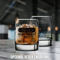 Thumbnail for Limited Edition Mostly Original Parts Funny Whiskey Glasses | Personalized Whiskey Glass