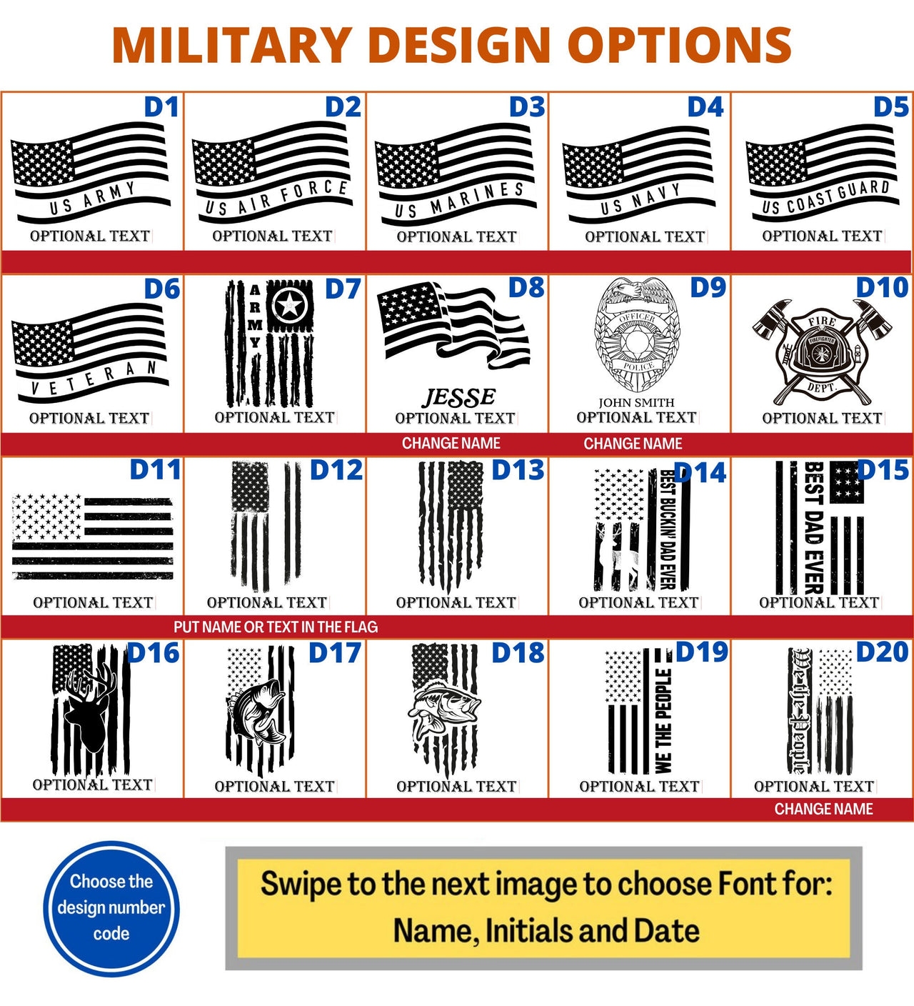Personalized Whiskey Glasses | Marine With American Flag Whiskey Glass