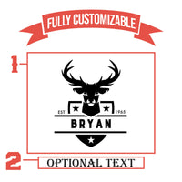 Thumbnail for Personalized Buck Tumbler Hunting Gifts