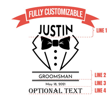 Engraved Best Man Tumbler - Personalized Gift