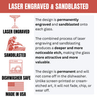 Thumbnail for Custom Engraved Beer Glass For Men