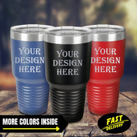Thumbnail for Custom Your Design Insulated Tumbler | Personalized Coffee Tumblers