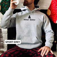 Thumbnail for Christmas Tree Rockin Round Hoodie for Men