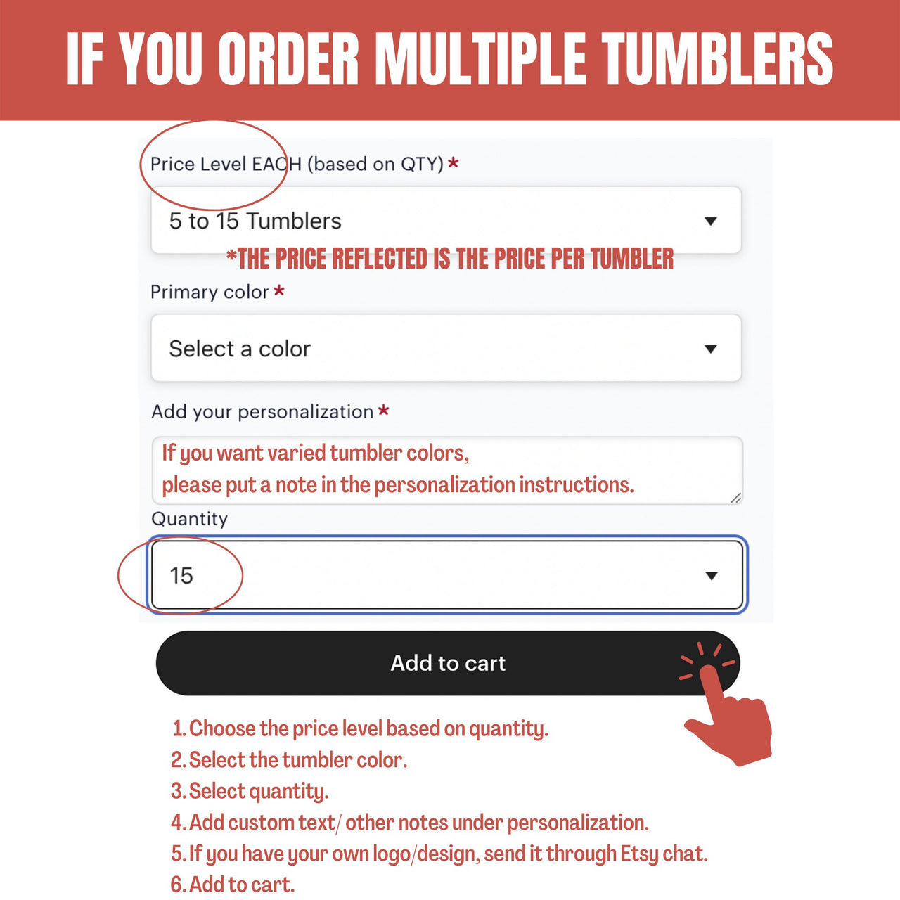 Personalized 30 oz Tumblers | Your Text Here Custom Tumblers
