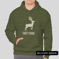Thumbnail for Fast Food Deer Hunting Hoodie