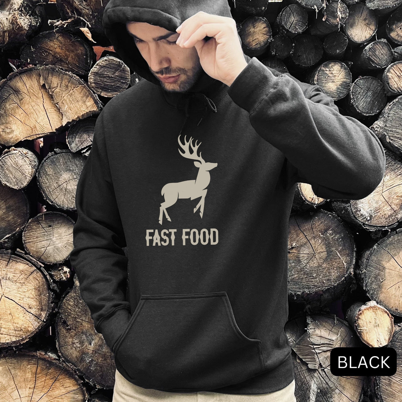 Fast Food Deer Hunting Hoodie