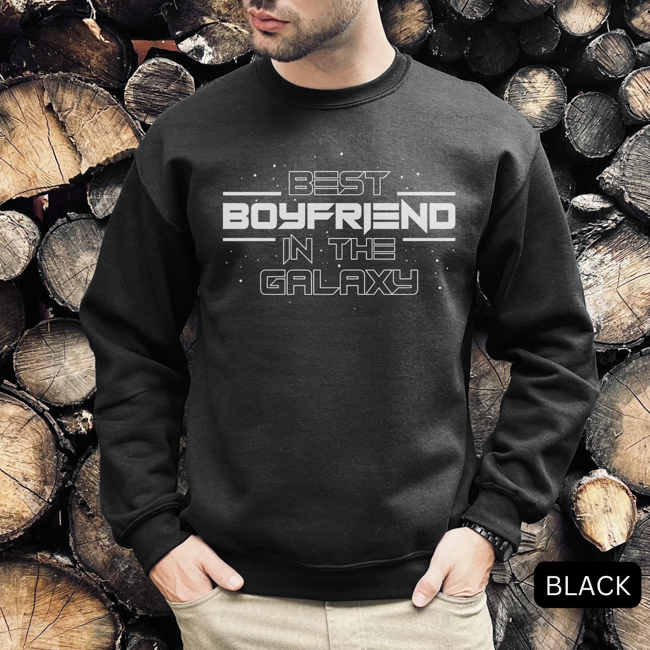 Best Boyfriend In The Galaxy Sweatshirt