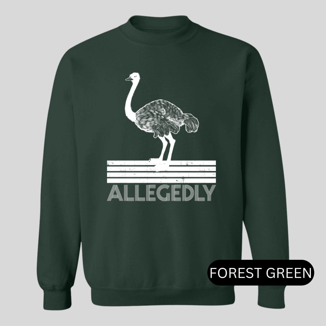 Allegedly Ostrich Pullover Sweatshirt Gift for Him