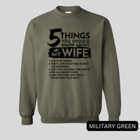 Thumbnail for 5 Things You Should Know About My Wife Sweatshirt