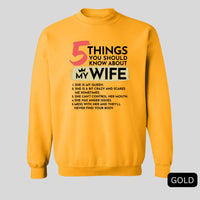 Thumbnail for 5 Things You Should Know About My Wife Sweatshirt