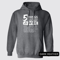 Thumbnail for 5 Things You Should Know About My Wife Hoodie