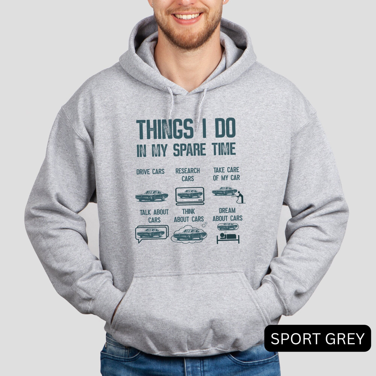 Car Lover Funny Things I Do In My Spare Time Hoodies, Sweatshirt, T-Shirts