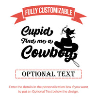 Thumbnail for Funny Cupid Find Me A Cowboy Tumblers
