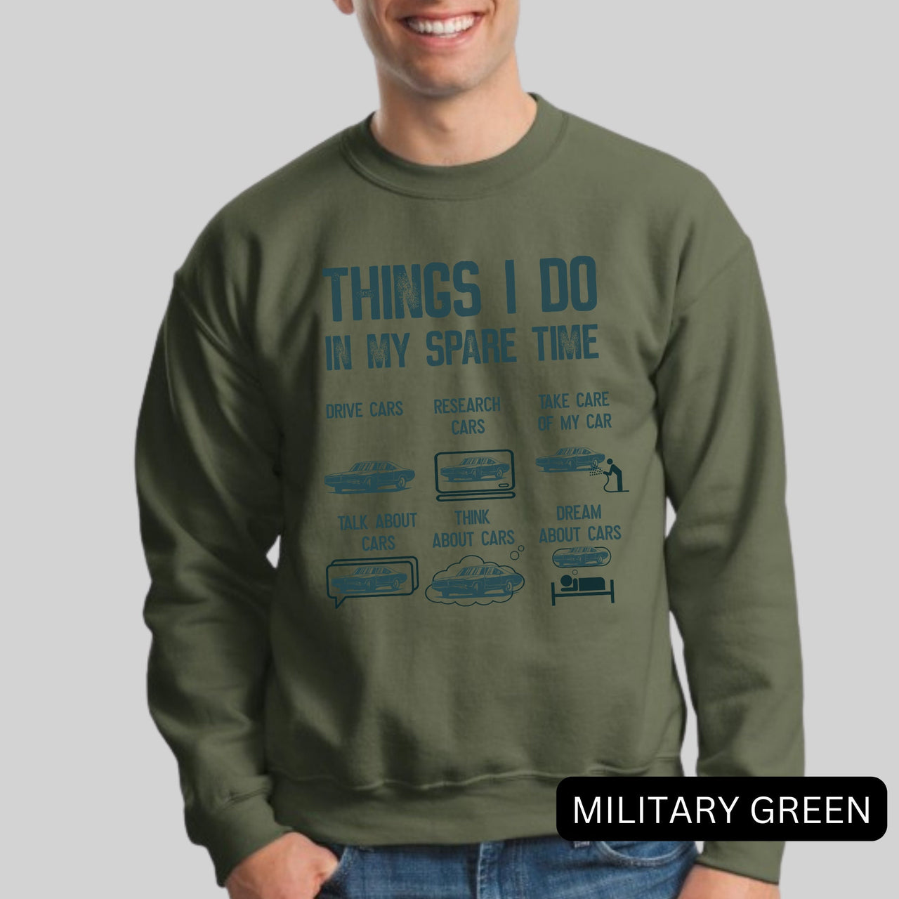 Car Lover Funny Things I Do In My Spare Time Hoodies, Sweatshirt, T-Shirts