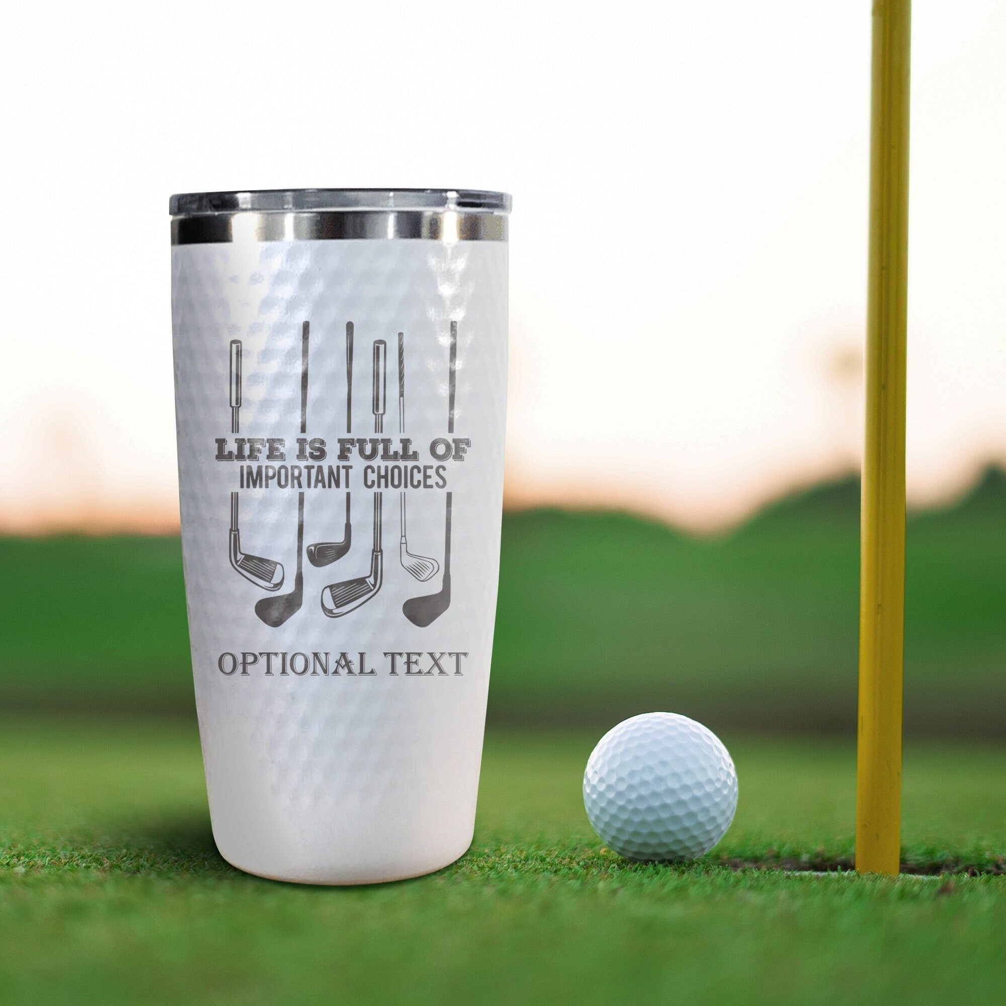 The Most Important Shot in Golf is the Next One Engraved YETI