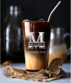 Personalized Etched Monogram Pint Glasses