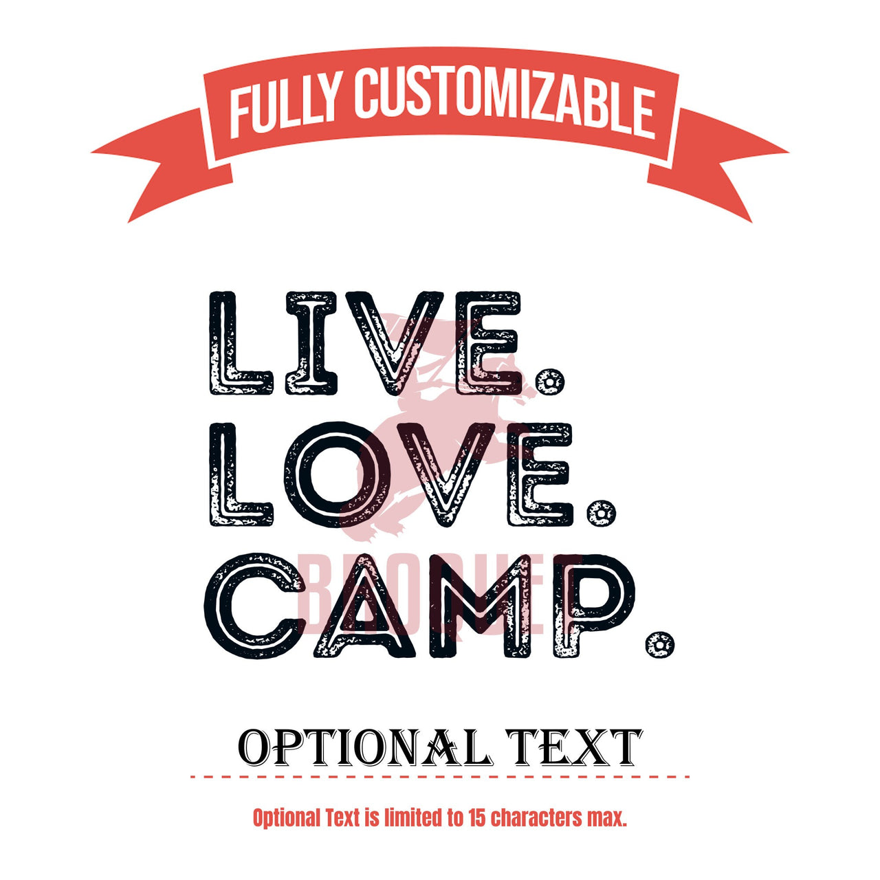 Camping Personalized Bourbon Whiskey Glasses