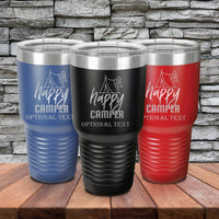 Thumbnail for Happy Camper 30 oz Double Insulated Stainless Steel Tumbler