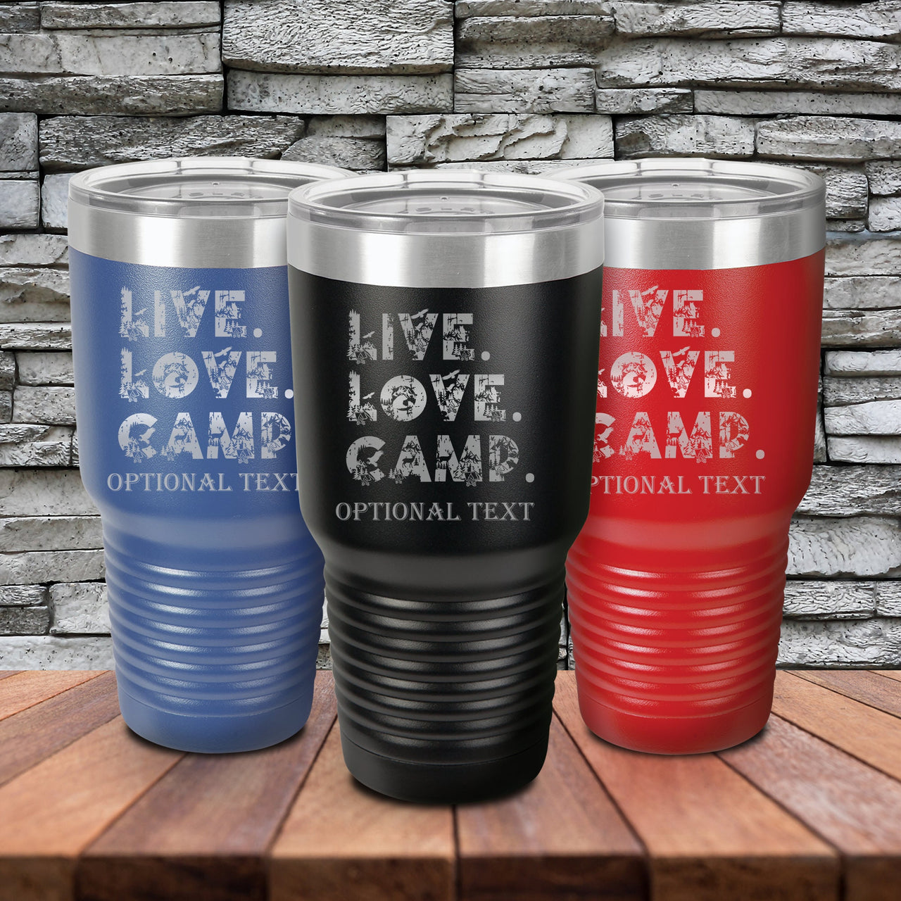 Custom Tumbler Trendy Camping | Stainless Steel Tumblers