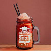 Thumbnail for Personalized Mason Jar Gift for Senior Graduate | Grad Party Idea Gift