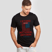 Thumbnail for I Stand For Our National Anthem Military Tees
