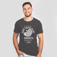 Thumbnail for Land Of The Free Don't Tread On Me America Because Of the Brave 1776 Tee