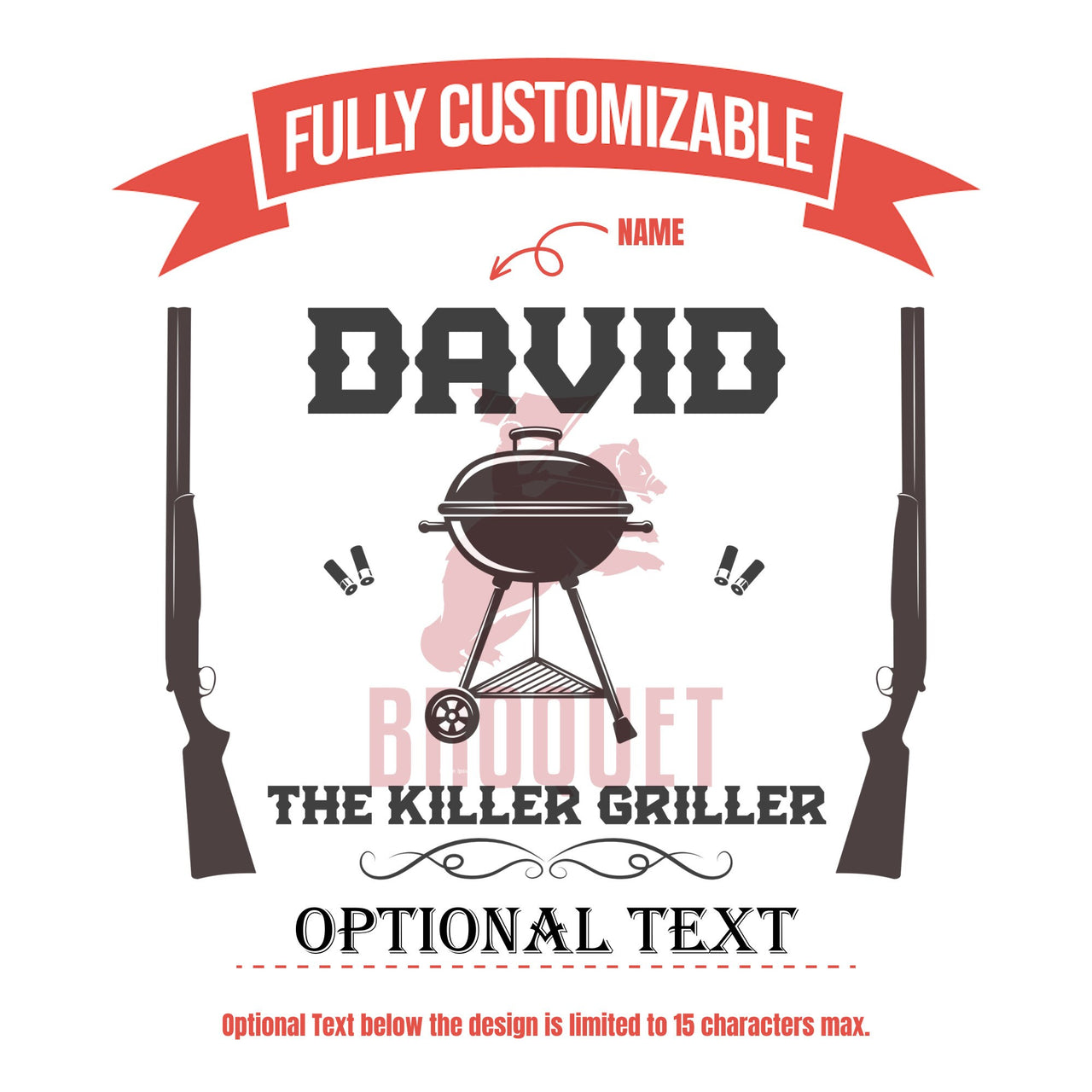 Patriotic Dad Grill Tools - Personalized BBQ Gift