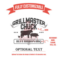 Thumbnail for Grill Meat Lover BBQ Tool Set - Custom Name Gift for Barbeque Resto Owner