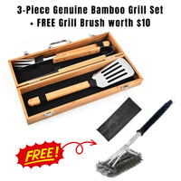 Thumbnail for Grill Gift Set with Free Grill Brush - Personalized Grill Tool Set