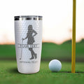 20oz Dimpled Tumblers Gifts for Lady Golfers | Women Golf Clubs Gift