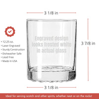Thumbnail for Custom Your Own Design Etched 12.25oz Whiskey Glasses | Personalized Rocks Glass Perfect for Home Bar ware