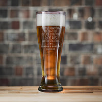 Thumbnail for Design Your Own Pilsner Beer Glass