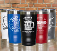 Thumbnail for Custom Engraved Logo 20 oz Bulk Tumblers
