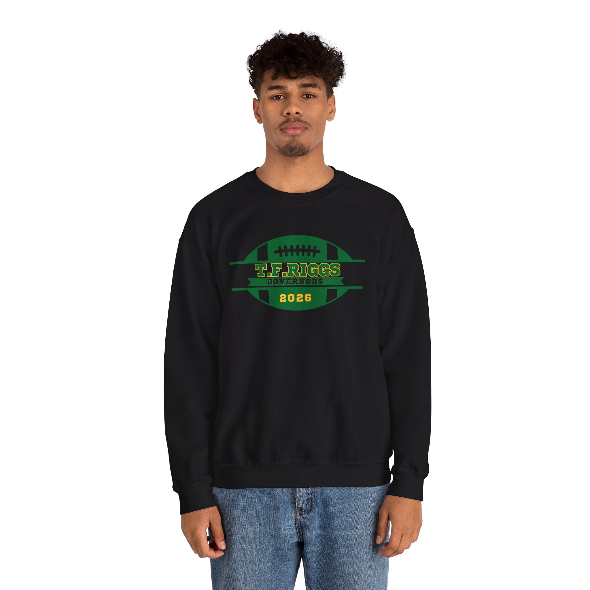 T.F. Riggs Governors Football Badge Crewneck Sweatshirt