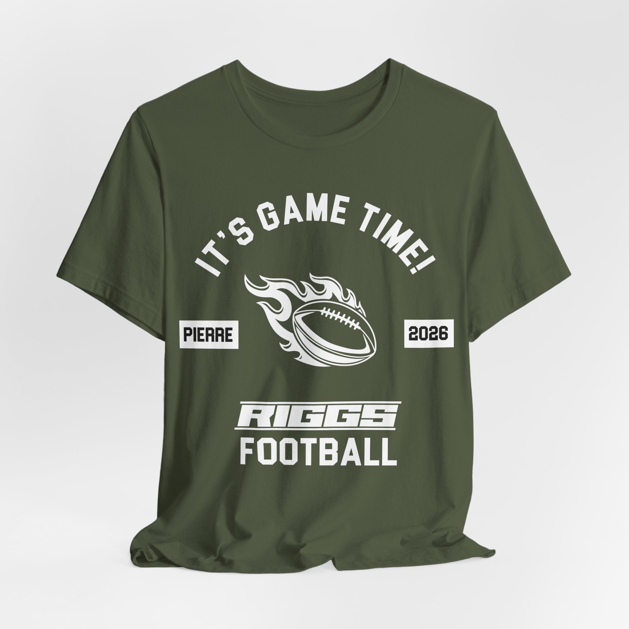 T.F. Riggs Football "It's Game Time" Unisex Tee