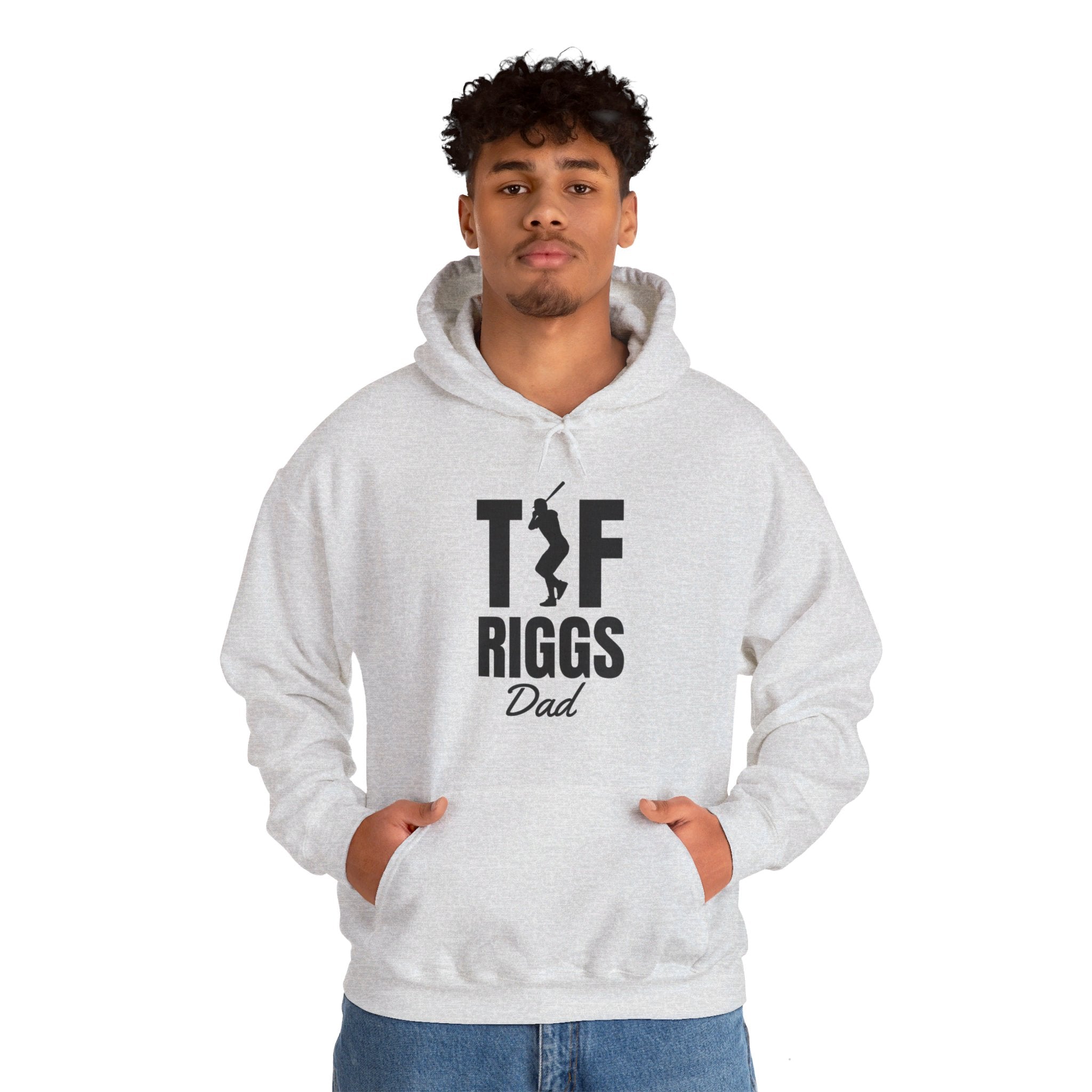 T.F. Riggs Dad Black & White Print Hoodie