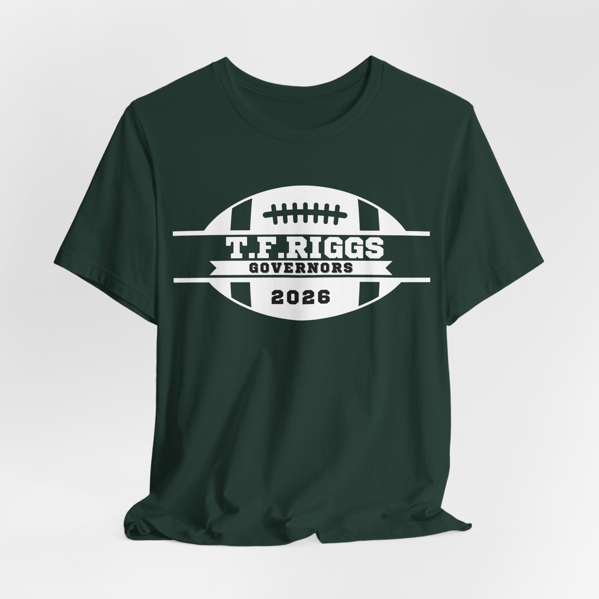 T.F. Riggs Governors Football Badge Tee