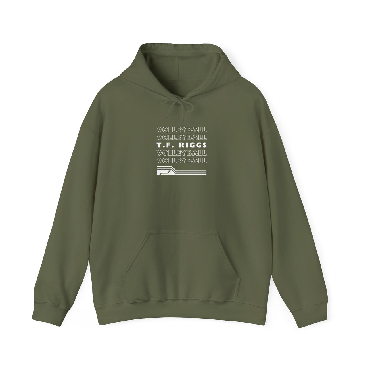 T.F. Riggs Volleyball Fan Gift Hoodie