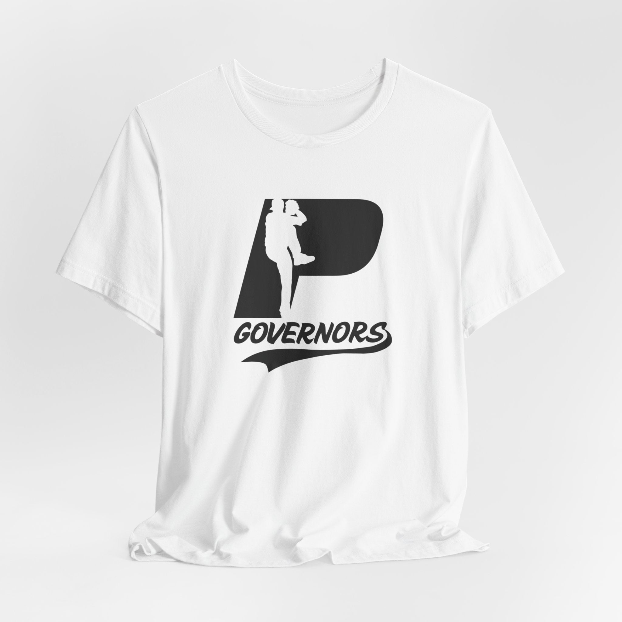 T.F. Riggs P with Governors T-Shirt Black & White Print
