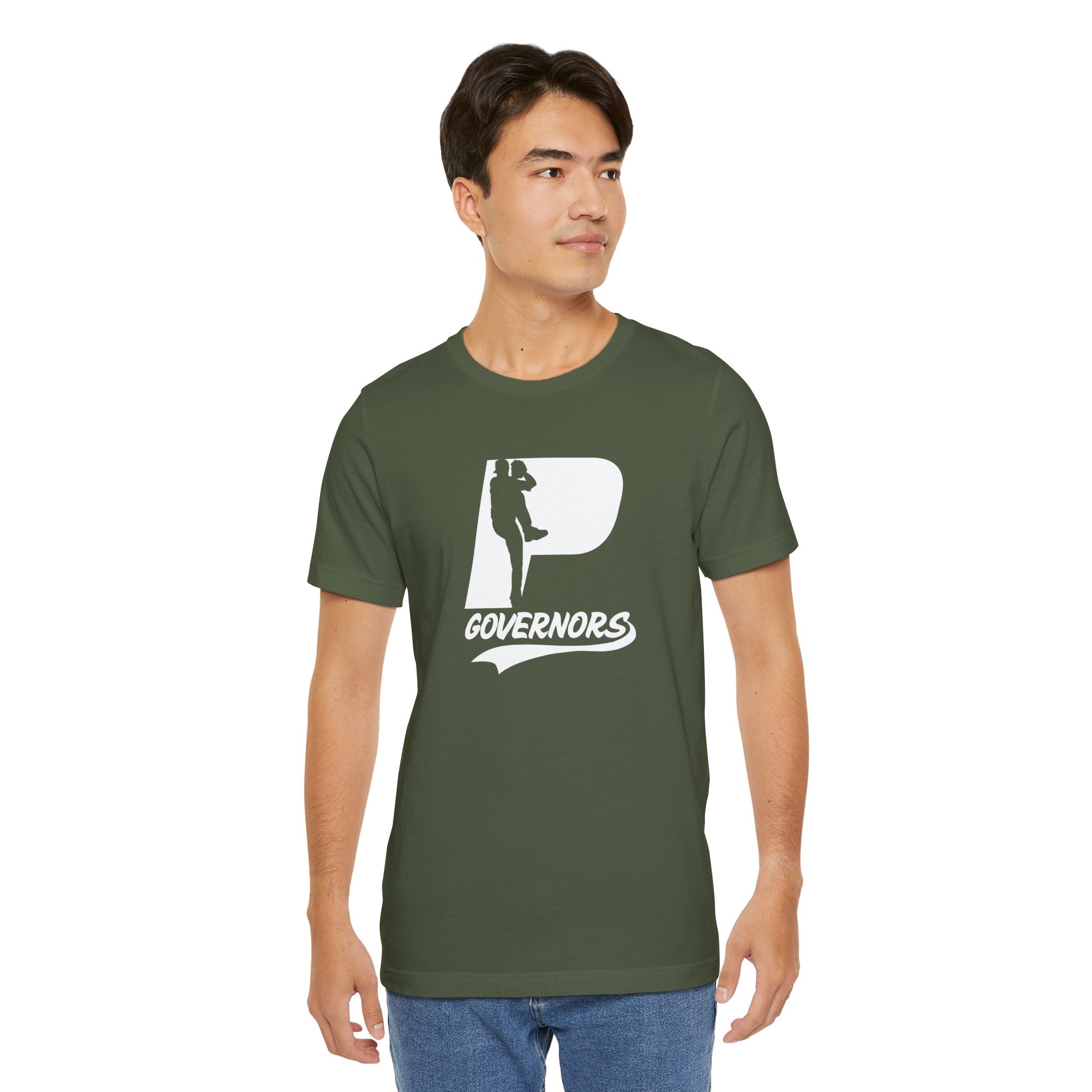 T.F. Riggs P with Governors T-Shirt Black & White Print