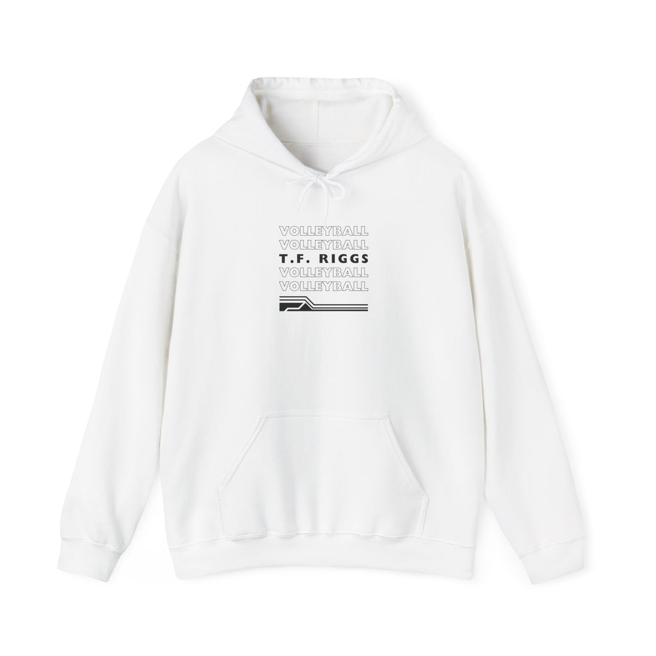 T.F. Riggs Volleyball Fan Gift Hoodie