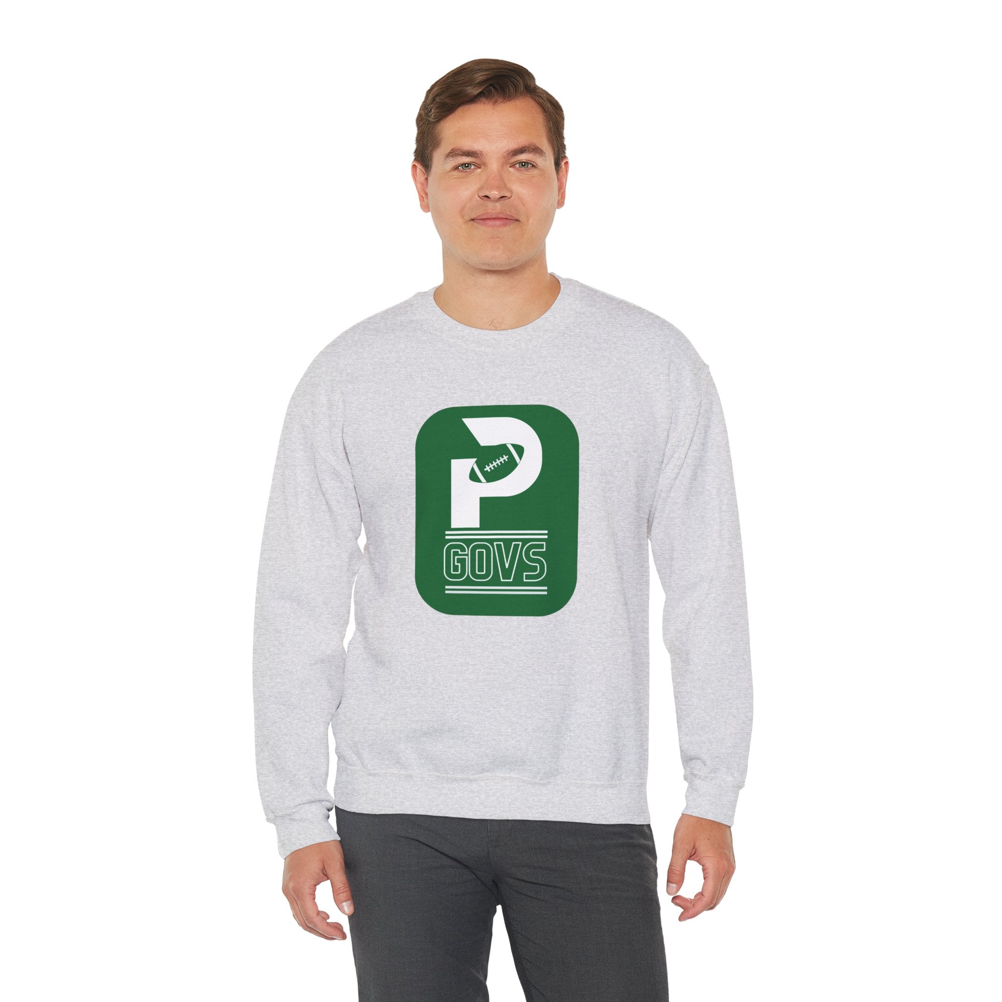 T.F. Riggs P with Govs under Sweatshirt